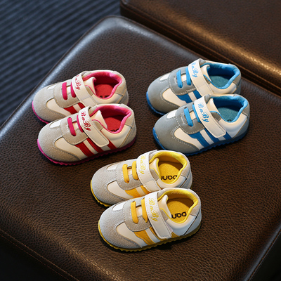 春秋季款宝宝鞋婴儿鞋软底0-1岁2学步鞋男女童防滑儿童鞋幼儿鞋子