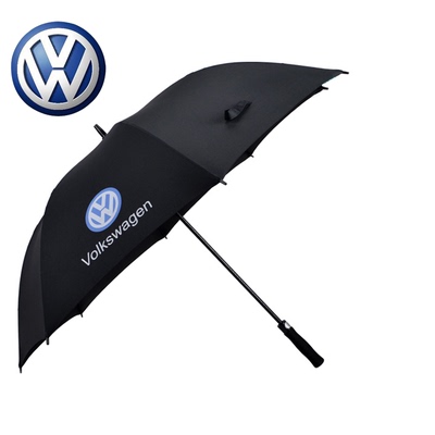 大众汽车用品 大众雨伞 长柄折叠自动超大汽车雨伞商务黑原装正品
