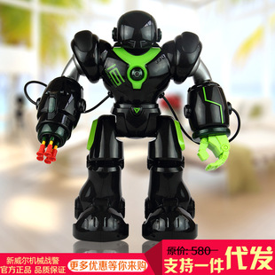 盈佳新威尔5088机械战警智能遥控跳舞机器人 玩具高仿真模型批发