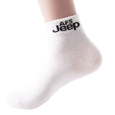 AFS JEEP专柜正品袜子冬季中帮船袜商务防臭棉袜纯棉中筒运动男袜