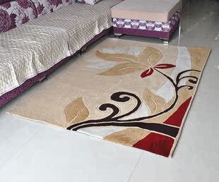 特价现代欧式风格手工晴纶加厚图案地毯卧室客厅茶几满铺定制包邮