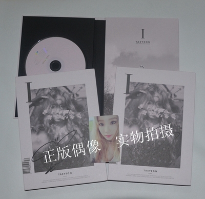 现货少女时代 金泰妍 亲笔签名 个人SOLO 迷你1辑 [I] CD+签名照