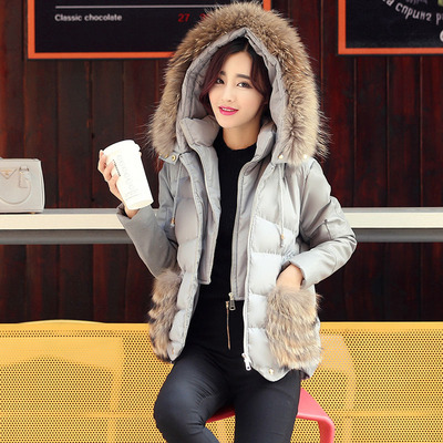加厚棉衣女2015冬季新款韩版女装中长款直筒羽绒棉服大码棉外套女