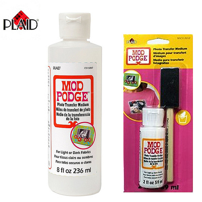 plaid Mod Podge 摩宝胶照片转印强力专用胶可用于布料等各种表面