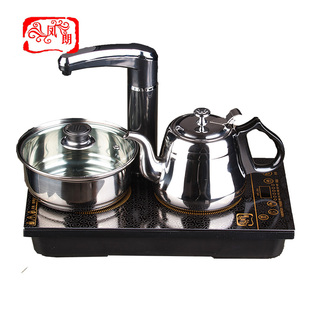 电磁炉茶炉 自动加水上水电茶炉 不锈钢烧水壶 三合一电磁炉茶具