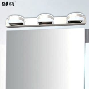 良策 镜前灯浴室灯卫生间 简约现代 不锈钢防水led镜前灯M011
