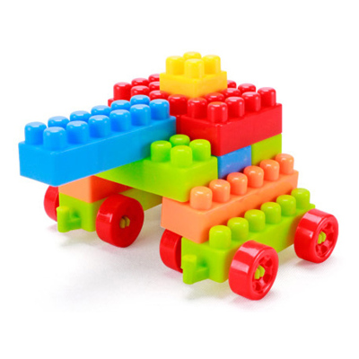 小方块塑料建筑积木宝宝早教益智拼装拼插组合扣插儿童桌面玩具