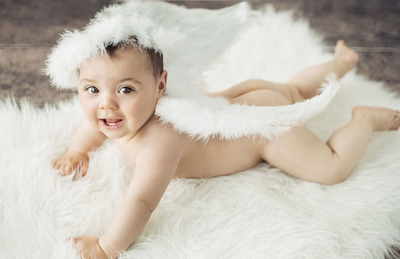 孕妇必备可爱宝宝海报益智图片早教贴画婴儿画胎教BB画龙凤胎宝宝