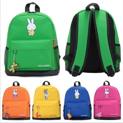 迷米兔米菲卡通儿童书包男女款双肩包帆布包可爱兔斯基小学生书包
