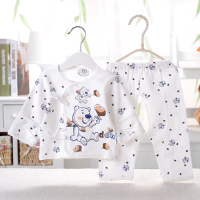 2015新款新生儿和尚服初生婴儿内衣套装纯棉衣服0-3个月夏季包邮