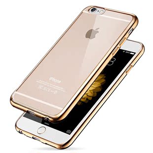 iphone6plus手机壳5.5苹果6硅胶透明壳4.7防摔6s外壳新款保护套软