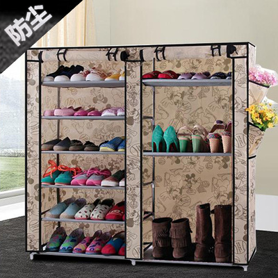 组装简约现代经济型简易家用多层鞋架多功能特价客厅防尘创意鞋柜