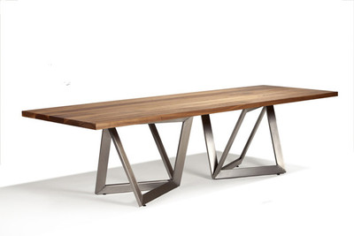 北欧宜家餐桌实木复古做旧长桌咖啡厅创意桌子原木复古做旧长方桌