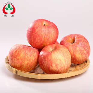 烟台苹果新鲜水果山东红富士正宗栖霞德丰老苹果80果5斤装一级果