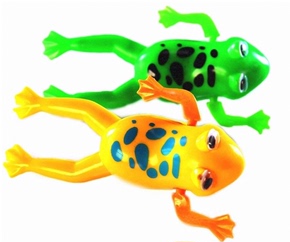 夏天热卖玩具-上链游水青蛙乌龟金鱼洗澡婴儿玩具水中可游泳玩具