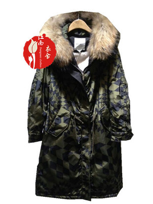 2015年冬季百家好MindBridge商场同款女装韩版宽松棉服 HPJP725B