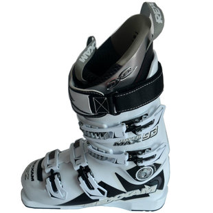 初中级双板滑雪靴 日本白色滑雪鞋 标准楦 宽98MM 男女成人 包邮