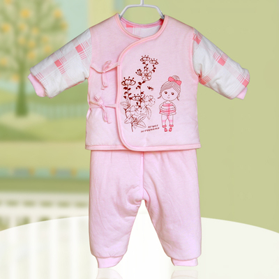 2015冬季新款男女童儿童装宝宝套装秋冬装婴儿衣服装0-1-2岁棉衣