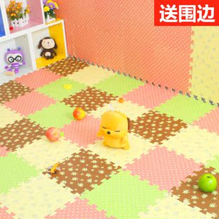 环保卧室婴儿童泡沫拼图地垫海绵地毯爬行垫子60 60铺地板垫大号