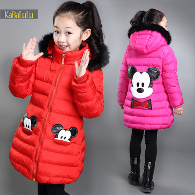 童装女童2015冬季新款加厚羽绒棉服儿童棉衣外套中大童棉袄韩版潮