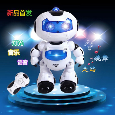 新款充电唱歌跳舞电动智能遥控机器人1-2-3-4-5岁男孩儿玩具益智