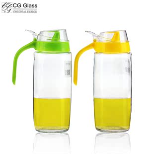 CG GLASS希奇玻璃油壶套装防漏控油酱油瓶厨房调味瓶调料液体瓶