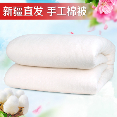 2015冬季新品正宗新疆长绒棉花被棉胎铺被纯棉天然手工棉被子包邮