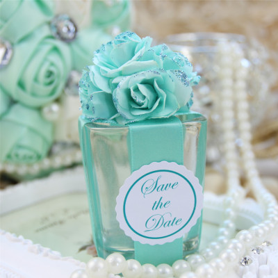 漂流瓶玻璃喜糖盒子小布丁瓶欧式高档创意婚礼用品满月礼盒