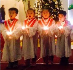 儿童表演服基督教服装圣衣诗班唱诗服圣诞节圣装教会儿童演出圣服