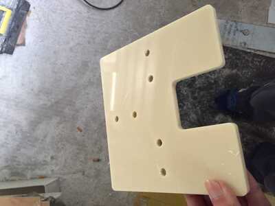 米黄色abs板/棒 工程塑料板 进口ABS板材 定制 零切 加工 雕刻