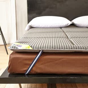 4D透气竹炭榻榻米床垫 床褥子可水洗加厚海绵垫被1.2m1.5m1.8米床