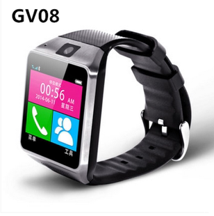 GV08智能手表手环 计步器可插卡安卓苹果蓝牙手机 通话小米 三星
