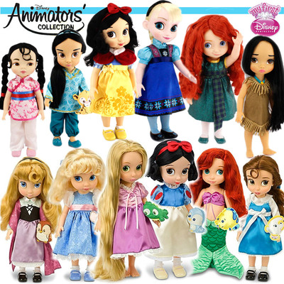 Disney迪斯尼/动画师沙龙娃娃长发公主白雪公主多款可选冰雪奇缘
