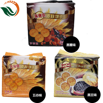 AJI麦麸饼干组合 营养饼干粗粮440g*3袋 1320g加量装多地包邮