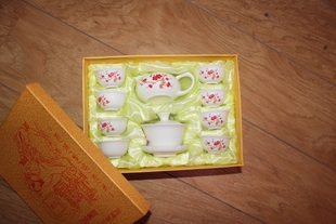新款精美茶具中式茶具特质陶瓷茶具景德陶瓷茶具家用茶具套装陶瓷