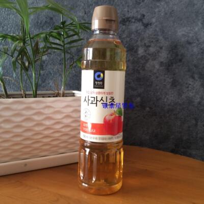 2瓶包邮韩国苹果醋进口20倍浓缩醋500ml  可泡香蕉兑水蜂蜜