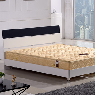 雅然 板式床 1.5 1.8米双人床 现代简约 烤漆床 送床垫