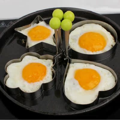 煎蛋模具套装DIY烘焙早餐特色不锈钢乐趣