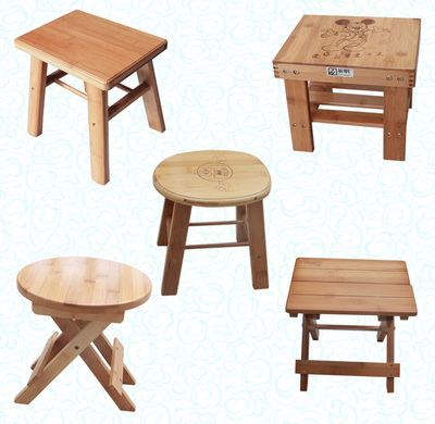 竹小凳子实木质矮凳儿折叠小方凳小圆凳小板凳特价