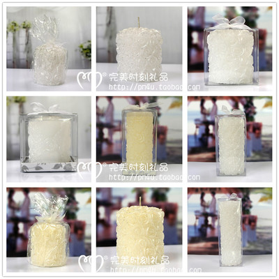 浪漫玫瑰花创意生日蛋糕蜡烛结婚礼情人节布置表白小礼物用品批发