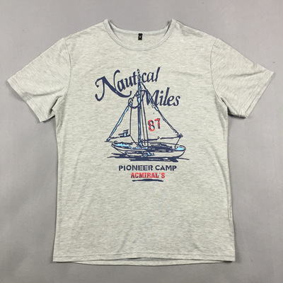 Nautical Miles 航海帆船系 男士 超舒适好手感 太空棉圆领T恤