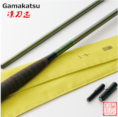 日本原装进口Gamakatsu 伽玛卡兹 凛刀迅3.6/4.5/5.4米并继鱼竿