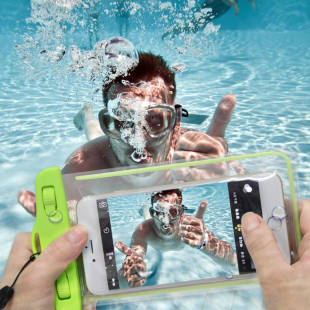 夜光手机防水袋手机套三星小米苹果6plus手机袋游泳防水套