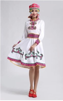 演出服民族成人现代舞蒙古族舞蹈服蒙古舞服装女演出服酒店特色服