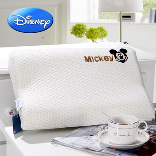 迪士尼 儿童枕家纺 健康枕 慢回弹记忆枕 颈椎保健枕 枕芯+枕套