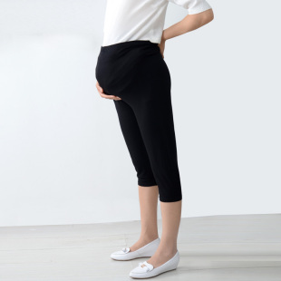 2015凯蒂芬加肥加大莫代尔孕妇打底裤可调节松紧带舒适不紧绷20