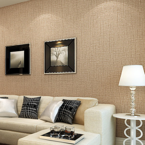 现代简约客厅壁纸 波点素色深色纯色壁纸电视背景墙装修墙纸