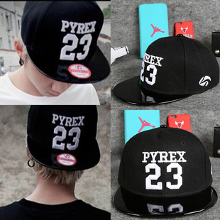 美国潮牌PYREX VISION 23刺绣街头平沿嘻哈帽子男女情侣款棒球帽