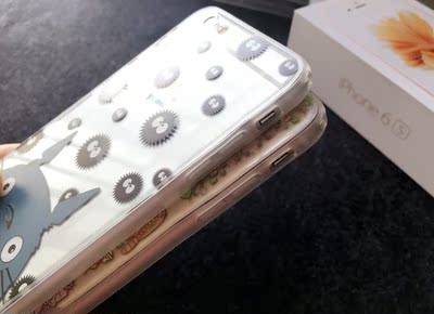 现货iphone6 plus手机壳 苹果6s手机壳硅胶 5s保护套超薄外壳挂绳