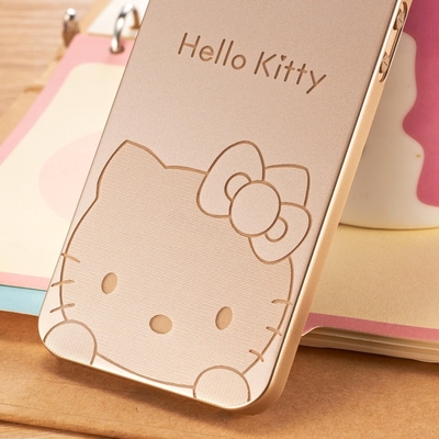 Hello Kitty超薄手机壳iPhone5/5s/6/6P新款苹果6plus 卡通保护套